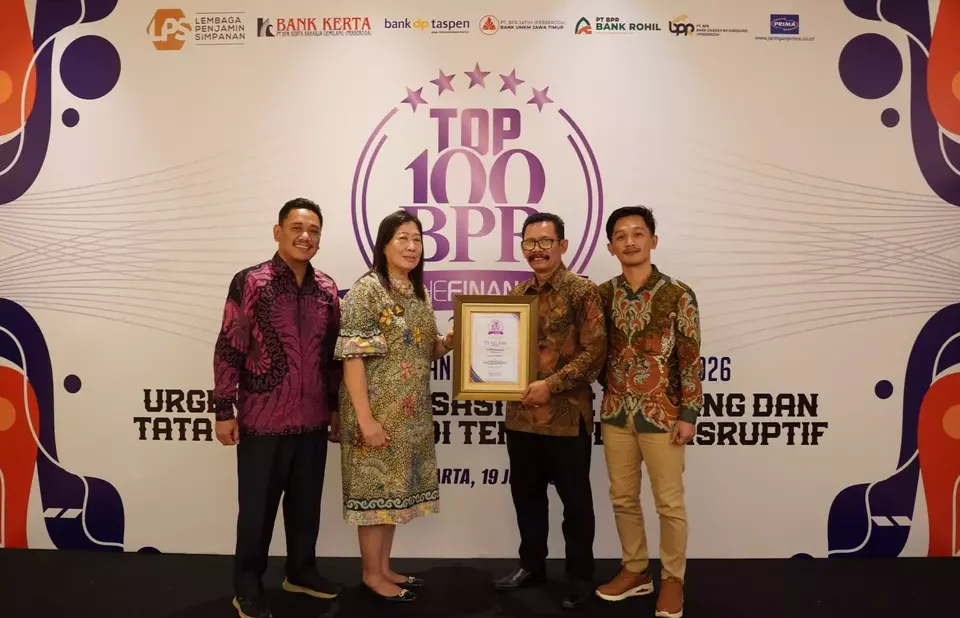 BPR Danamas Berhasil Masuk dalam 100 BPR Terbaik dari The Finance